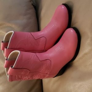 Old West Upper Leather Toddler Cowboy Boots